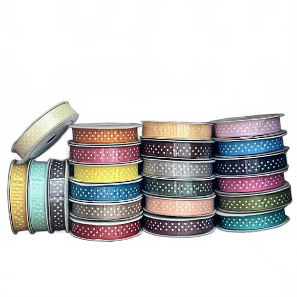 Assorted Polka Dot Ribbon Spools - Picture 1 of 1